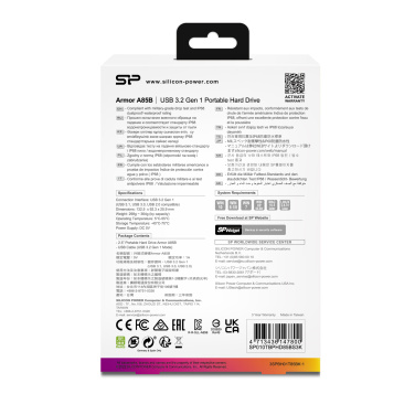 Logotrade liikelahja mainoslahja kuva: Hard Disc Silicon Power Armor A85