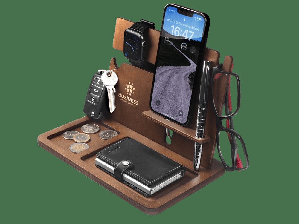 Logo trade mainoslahjat tuotekuva: Puinen järjestäjä 2016121