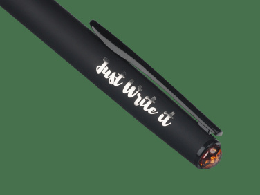 Logotrade liikelahja tuotekuva: AMBER-kivellä varustettu kuulakynä 2070036