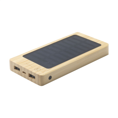 Logo trade mainostuote kuva: Solar Powerbank 8000+ langaton laturi