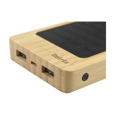 Logo trade mainoslahja ja liikelahja tuotekuva: Solar Powerbank 8000+ langaton laturi