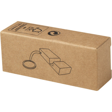 Logo trade mainostuote kuva: Bosona bambuinen puhelinteline avainketjulla