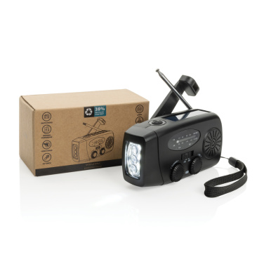 Logotrade liikelahjat mainoslahjat tuotekuva: RescueWave hätätilaradio, valmistettu RCS-kierrätysmuovista.