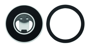 Logo trade mainoslahja kuva: Puhelinpidike ja pullonavaaja