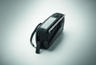 Logo trade liikelahjat tuotekuva: Radio SOS LED-taskulampulla