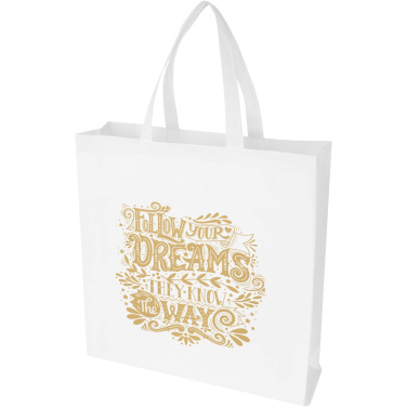 Logo trade liikelahja kuva: EcoSeal GRS-kierrätetystä kuitukankaasta valmistettu kassi vahvikkeilla, 12 l