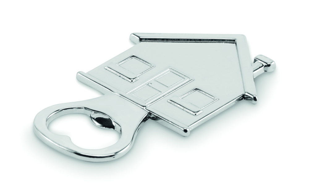 Logo trade liikelahjat tuotekuva: Talon muotoinen pullonavaaja