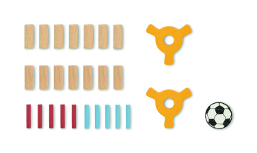 Logo trade liikelahjat tuotekuva: Puinen jalkapallopeli