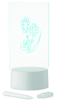 Logo trade mainoslahja kuva: Valaistu LED-muistitaulu