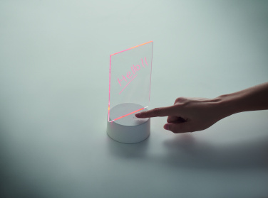 Logo trade mainoslahja kuva: Valaistu LED-muistitaulu