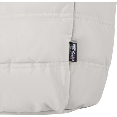 Logotrade liikelahja tuotekuva: Puffer 15,6 tuuman GRS-kierrätetystä materiaalista valmistettu kannettavan tietokoneen laukku, 18 l