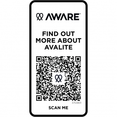 Logotrade reklaminiai produktai nuotrauka: Avalite trumpomis rankovėmis unisex Aware™ perdirbti marškinėliai