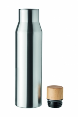 Logotrade verslo dovanos nuotrauka: Dvigubos sienelės kolba 500 ml