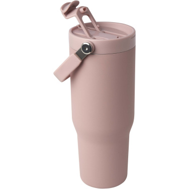 Logotrade firminės dovanos nuotrauka: Bronx 900 ml RCS perdirbto nerūdijančio plieno vario vakuuminė indas su dviejų funkcijų dangteliu