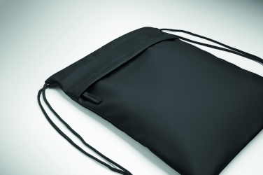 Logotrade reklaminiai produktai nuotrauka: Raišteliu užtraukiamas krepšys iš 600D RPET audinio