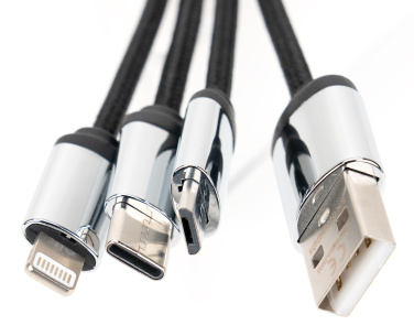 Logotrade dovana nuotrauka: 4 viename laidas su apšviestu logotipu mediniame korpuse