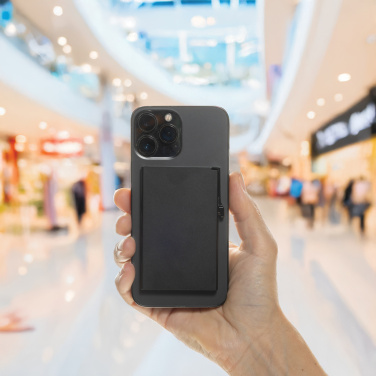 Logotrade dovana nuotrauka: Standartinis aliuminio RFID magnetinis telefono kortelių dėklas