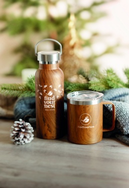 Logotrade ziemassvētku dāvanas foto: Dubultās sienas pudele 500 ml