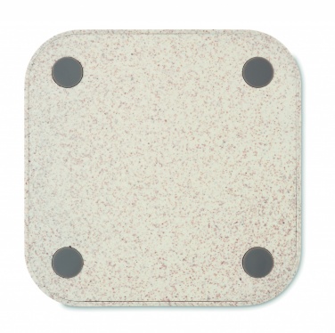 Logotrade korporatīvās dāvanas foto: Rumbas lādētājs kviešu salmi/ABS 5W