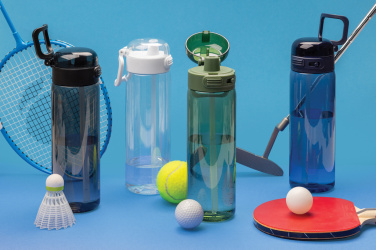 Logotrade korporatīvās dāvanas foto: SipnLock RCS RPET necaurlaidīga sporta ūdens pudele 800 ml