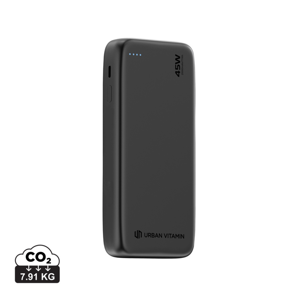 Logotrade biznesa dāvanas foto: Urban Vitamin San Mateo 45W 20 000 mAh Powerbank