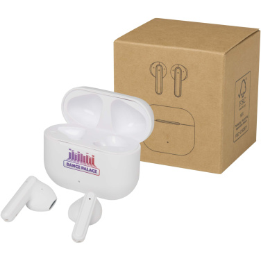 Logotrade logo dāvanas foto: Altais pārstrādātas plastmasas patiesi bezvadu Bluetooth® austiņas