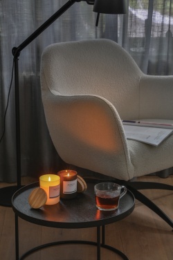 Логотрейд pекламные подарки картинка: Ароматическая свеча Ukiyo deluxe с бамбуковой крышкой