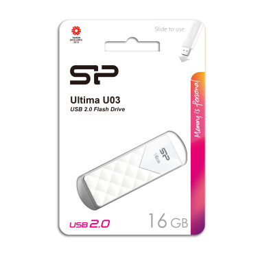 Лого трейд бизнес-подарки фото: Pendrive Silicon Power ultima u03