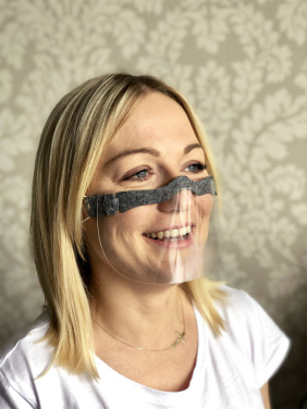 Логотрейд pекламные подарки картинка: Защитный экран HESTIA - прозрачная маска для рта и носа 1452162