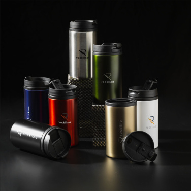 Логотрейд pекламные подарки картинка: Термокружка Thermo Can RCS Recycled Steel 300 мл