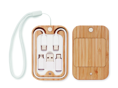 Лого трейд pекламные cувениры фото: 15W wireless charger in bamboo