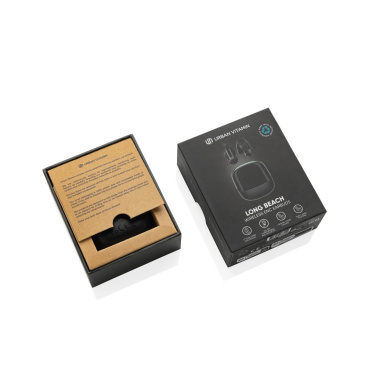 Логотрейд pекламные подарки картинка: Беспроводные наушники Urban Vitamin Long Beach ENC rplastic