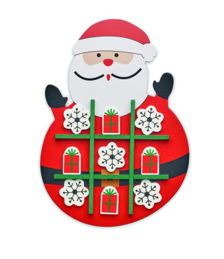 Лого трейд pекламные cувениры фото: Christmas wooden tic tac toe