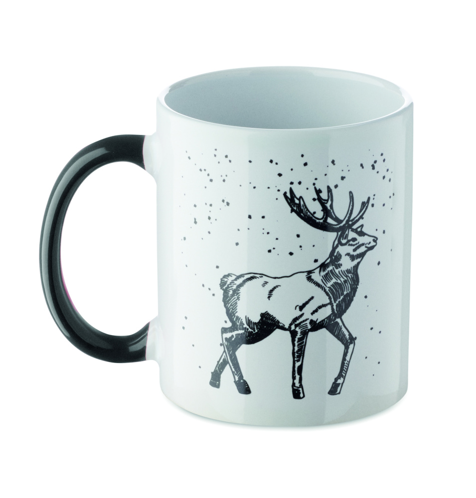 Лого трейд бизнес-подарки фото: Seasonal ceramic mug 300ml
