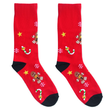 Логотрейд pекламные cувениры картинка: Pair of Christmas socks L
