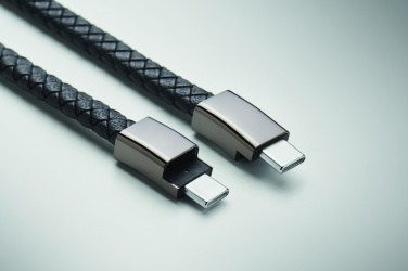 Лого трейд бизнес-подарки фото: Braided bracelet cable type-C