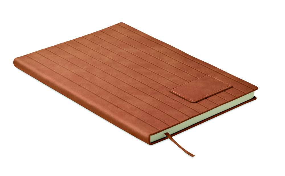 Логотрейд pекламные подарки картинка: A5 notebook in smokey PU