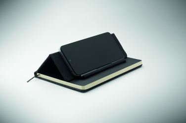 Логотрейд pекламные cувениры картинка: A5 notebook with phone holder