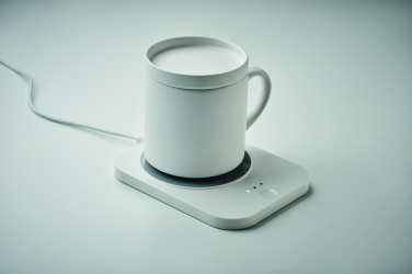 Лого трейд pекламные продукты фото: Wireless charger mug warmer set