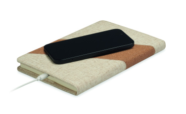 Лого трейд pекламные продукты фото: A5 notebook with 15W charger