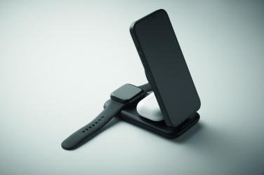 Лого трейд pекламные cувениры фото: 3 in 1 wireless charger 15W