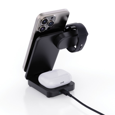 Лого трейд pекламные cувениры фото: Магнитное зарядное устройство Urban Vitamin Arcadia RCS из пластика 15 Вт 3-в-1