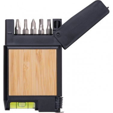 Лого трейд бизнес-подарки фото: 3-метровая рулетка с уровнем HALIFAX