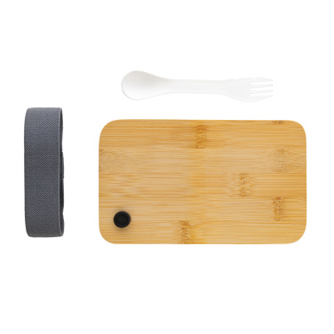 Лого трейд pекламные подарки фото: Ланч-бокс RCS RPP с бамбуковой крышкой