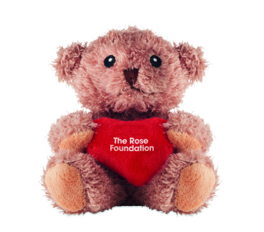 Логотрейд pекламные подарки картинка: Teddy bear plush with heart