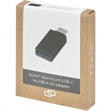 Logotrade profilprodukter bild: ADAPT USB-C till USB-A 3.0-adapter av aluminium