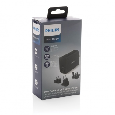 Logotrade profilreklam bild: Philips 30W ultrasnabb PD reseladdare