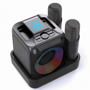 Logotrade kampanjprodukter bild: Singvibe RCS karaoke set med dubbelmikrofon