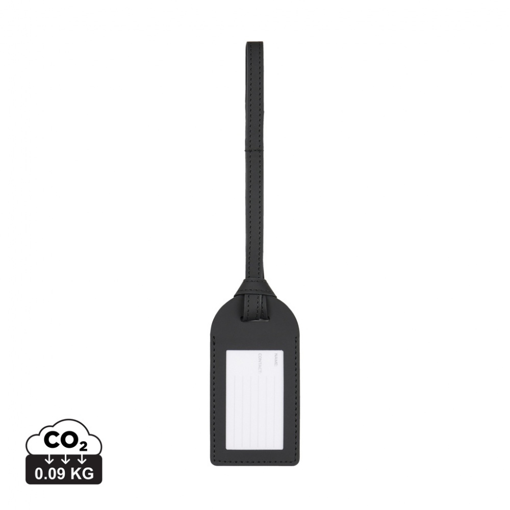 Logotrade presentreklam bild: VINGA Baltimore RCS återvunnen polyester bagagetag