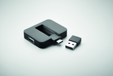 Logotrade reklamprodukter bild: USB-hubb med 4 portar
